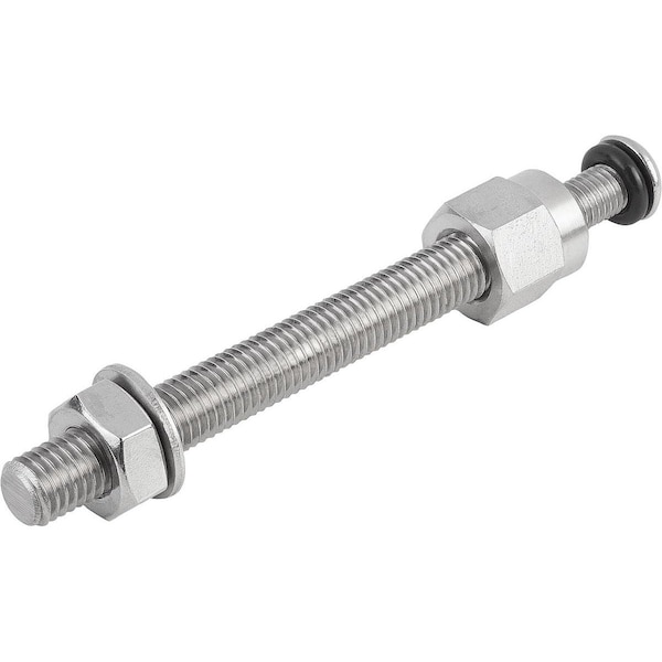 Kipp Threaded Spindle For Swivel Feet D1=M08X100 Stainless Steel K0669.081002 - main